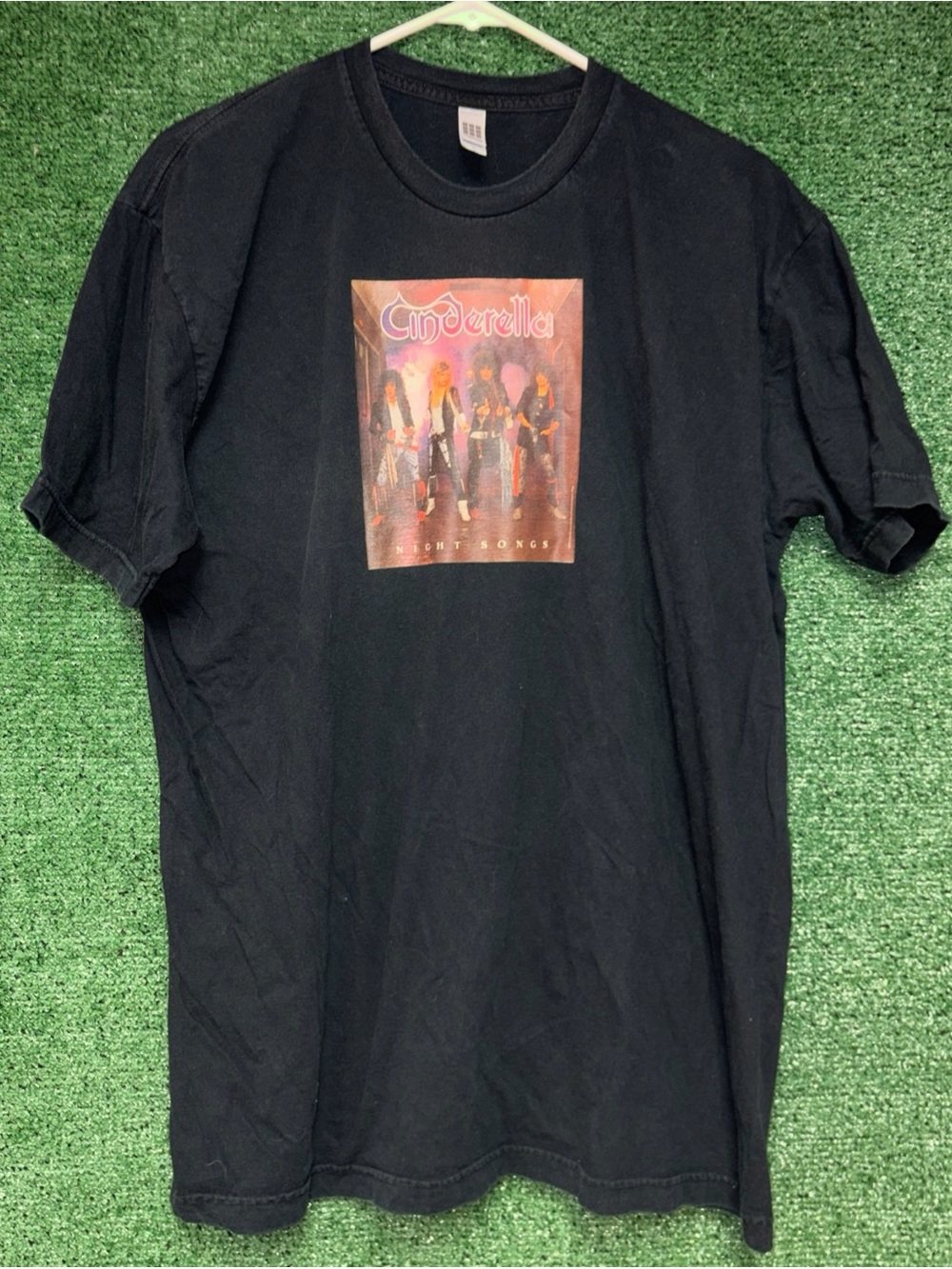vintage Y2K Cinderella Night Songs Black Shirt XL Metal Hard Rock